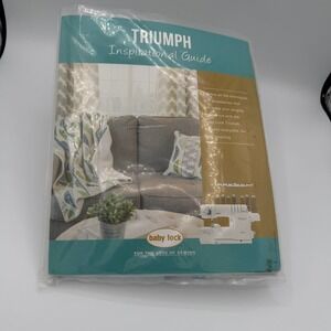 Baby Lock Triumph Inspirational Guide Serger Sewing Machine Workbook Spiral